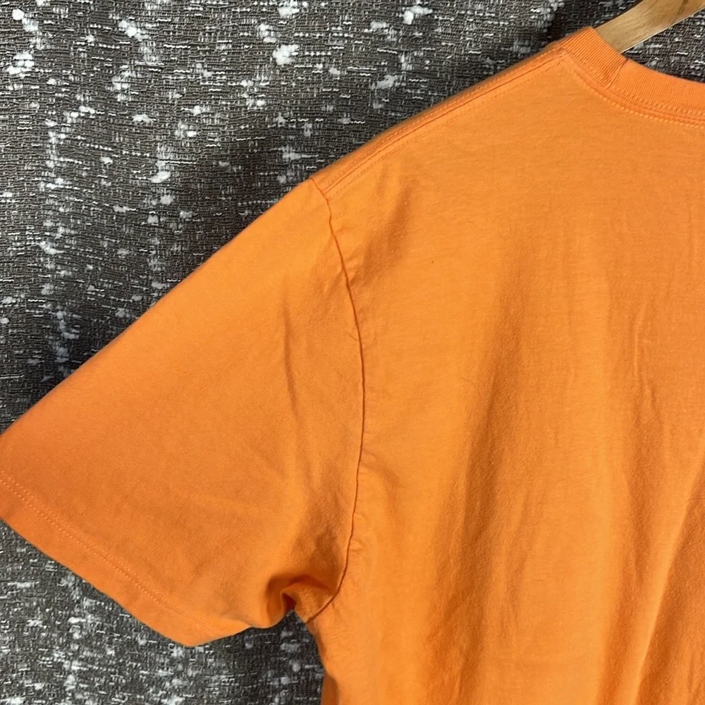 The North Face Men's‎ Short-Sleeve Jumbo Half Dome Orange Shirt Tee Size Large